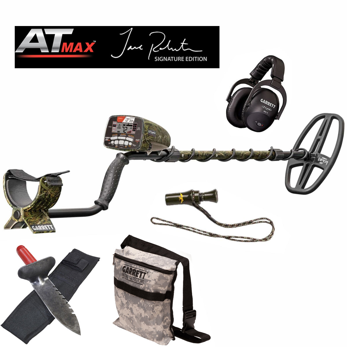 Garrett AT Max Metal Detector, Jase Robertson Signature Edition Dig